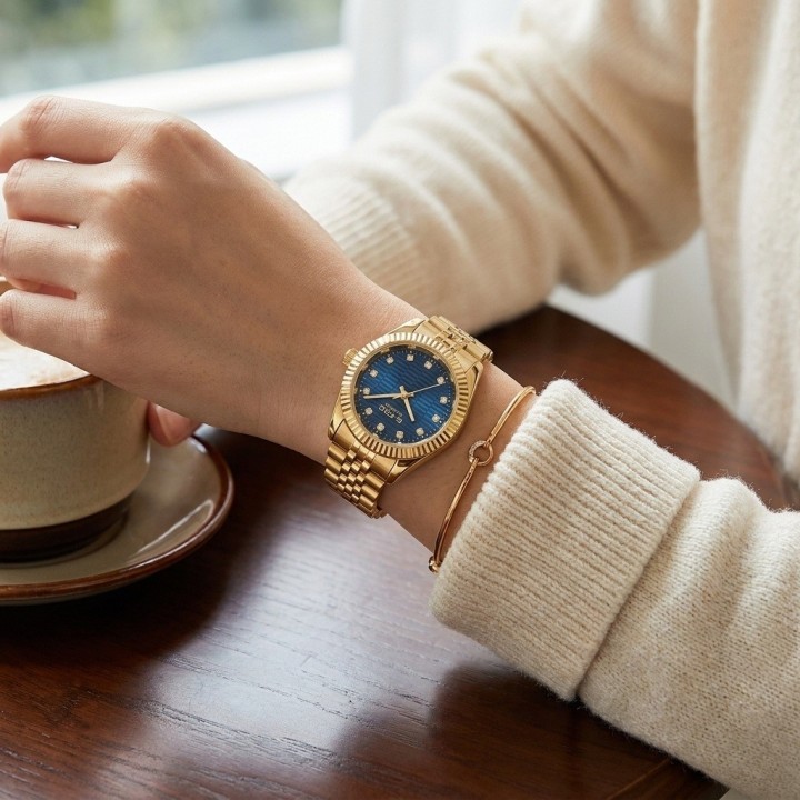 Reloj G-force C-307 Casual Acero Mujer + Estuche Premium