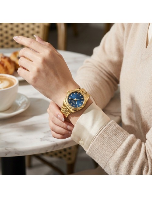 Reloj G-force C-307 Casual Acero Mujer + Estuche Premium