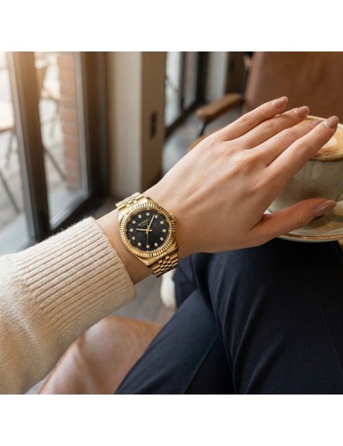 Reloj G-force C-307 Casual Acero Mujer + Estuche Premium