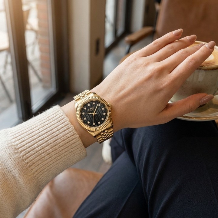 Reloj G-force C-307 Casual Acero Mujer + Estuche Premium