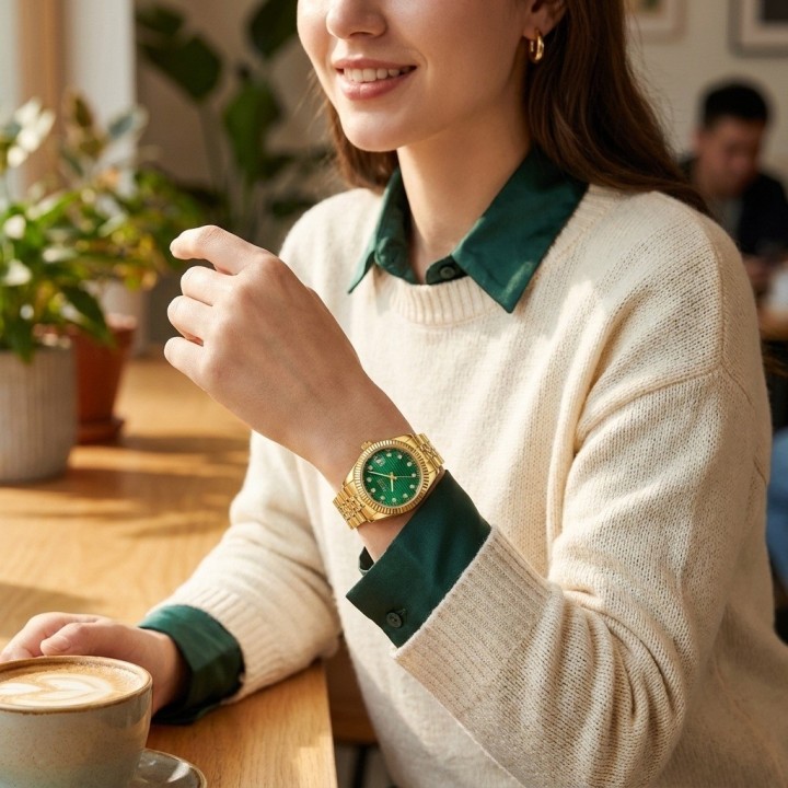 Reloj G-force C-307 Casual Acero Mujer + Estuche Premium