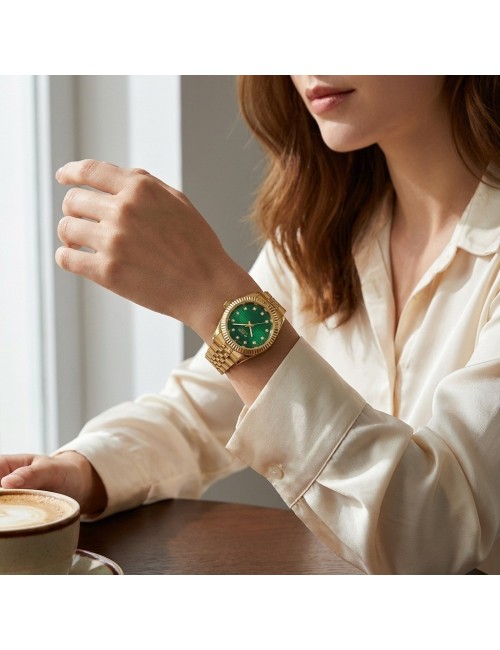 Reloj G-force C-307 Casual Acero Mujer + Estuche Premium