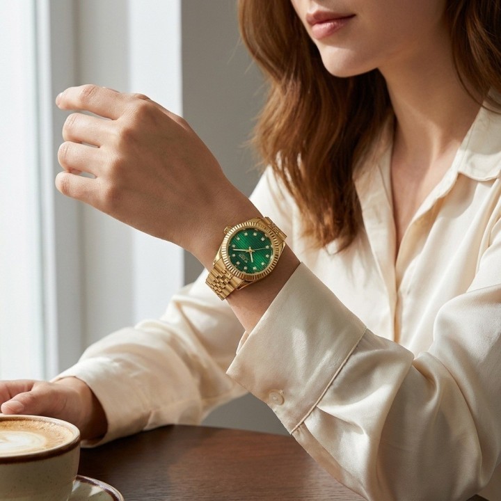Reloj G-force C-307 Casual Acero Mujer + Estuche Premium