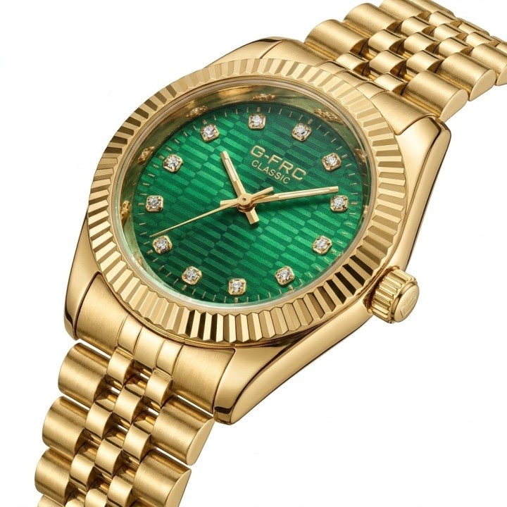 Reloj G-force C-307 Casual Acero Mujer + Estuche Premium