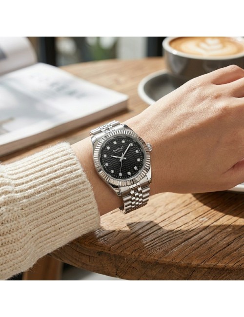 Reloj G-force C-307 Casual Acero Mujer + Estuche Premium