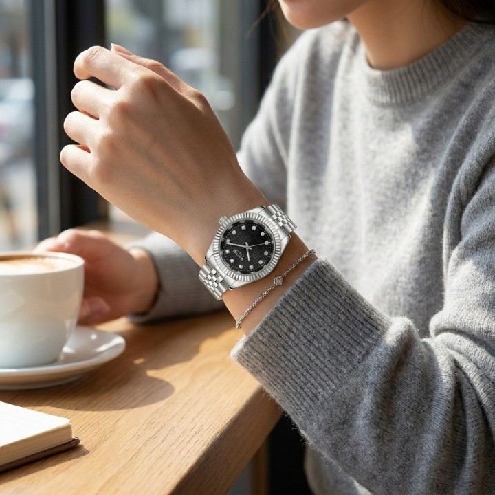 Reloj G-force C-307 Casual Acero Mujer + Estuche Premium