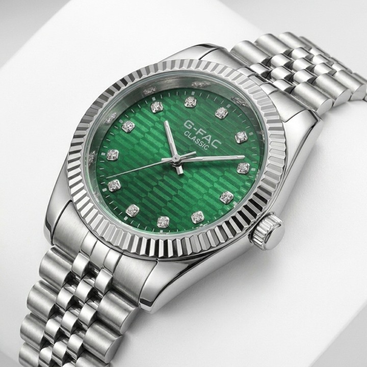Reloj G-force C-307 Casual Acero Mujer + Estuche Premium
