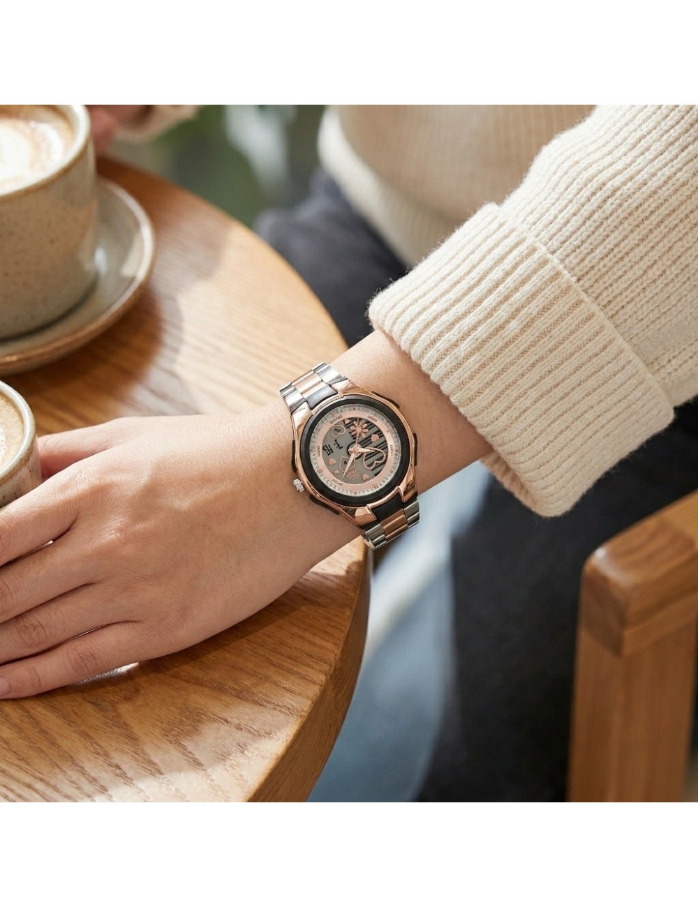 Reloj G-force Al206 Digital Love De Dama + Estuche Premium