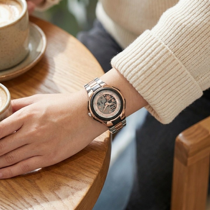 Reloj G-force Al206 Digital Love De Dama + Estuche Premium