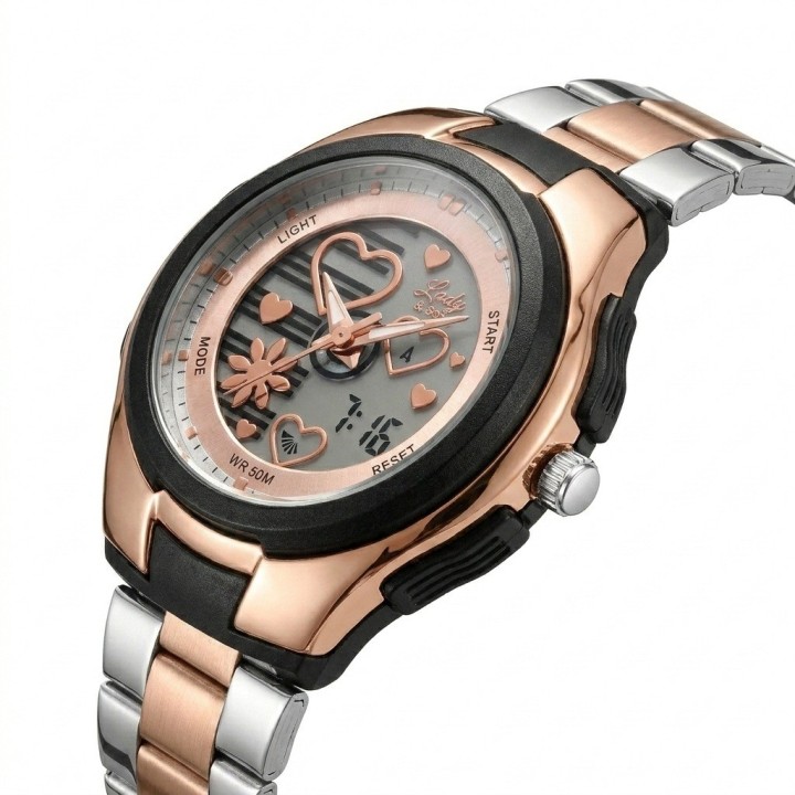Reloj G-force Al206 Digital Love De Dama + Estuche Premium