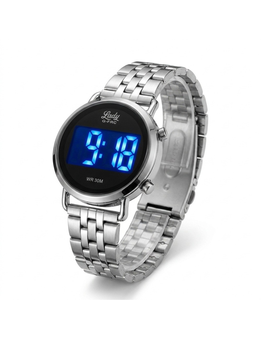 Reloj G-force Al207 Digital Acero Mujer + Estuche Premium
