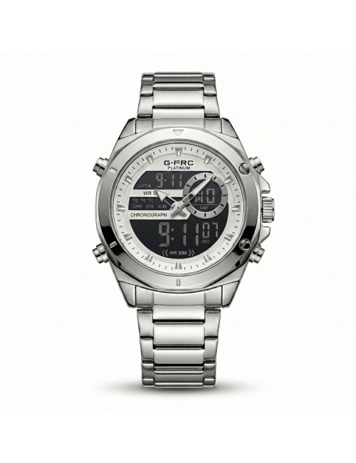 Reloj G-force Al195 Digital Doble Hora + Estuche Premium