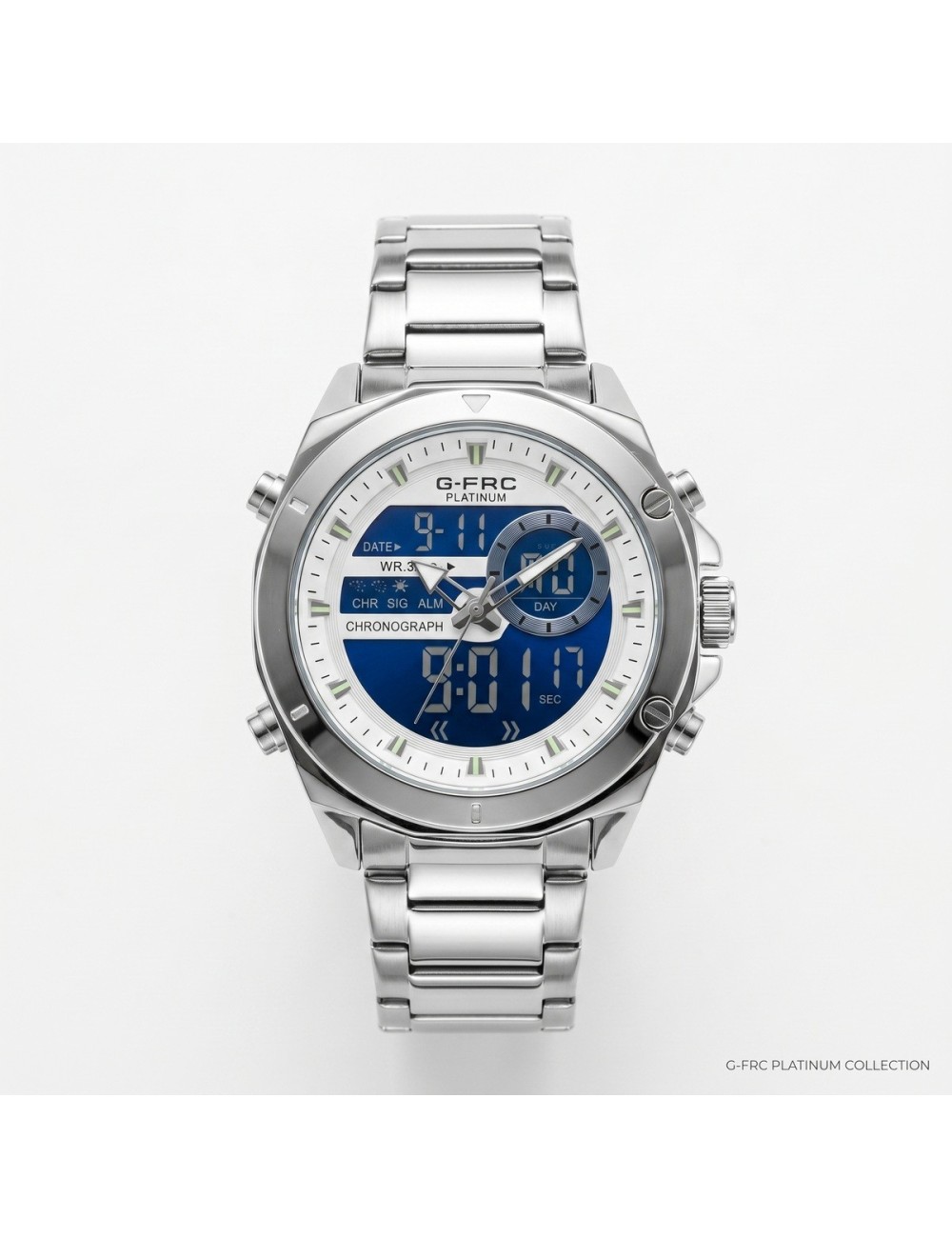 Reloj G-force Al195 Digital Doble Hora + Estuche Premium