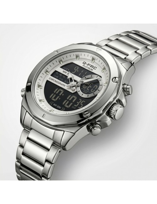 Reloj G-force Al195 Digital Doble Hora + Estuche Premium