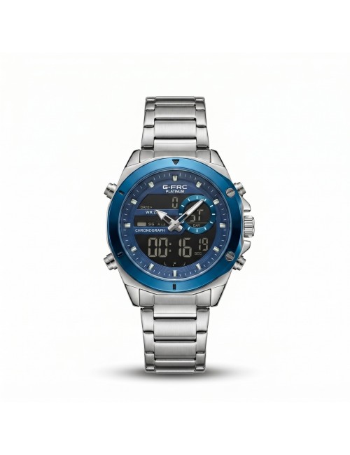 Reloj G-force Al195 Digital Doble Hora + Estuche Premium