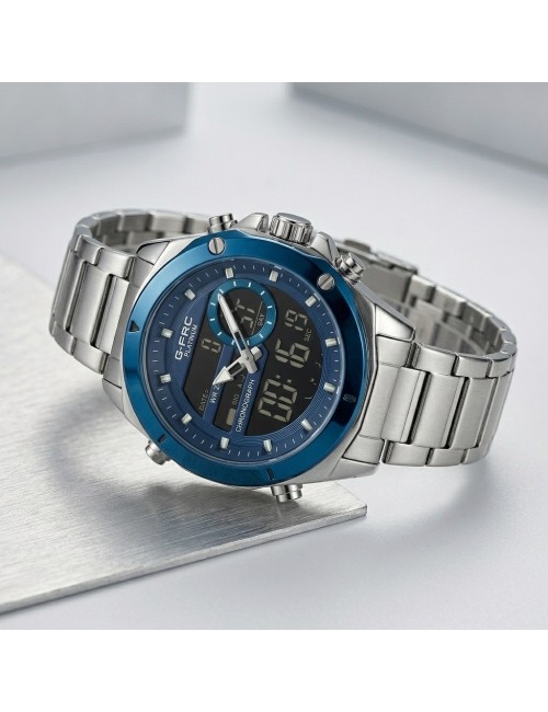 Reloj G-force Al195 Digital Doble Hora + Estuche Premium