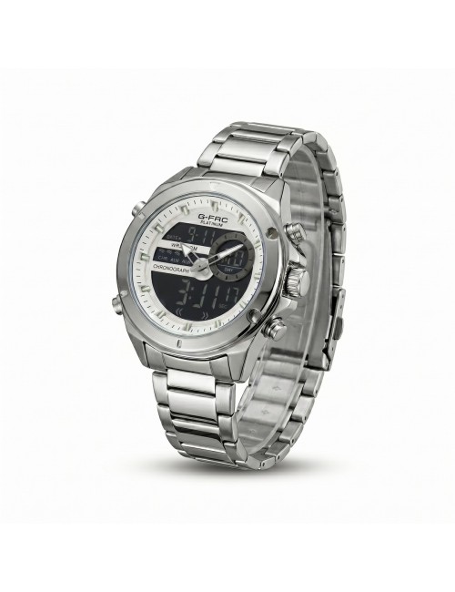 Reloj G-force Al195 Digital Doble Hora + Estuche Premium