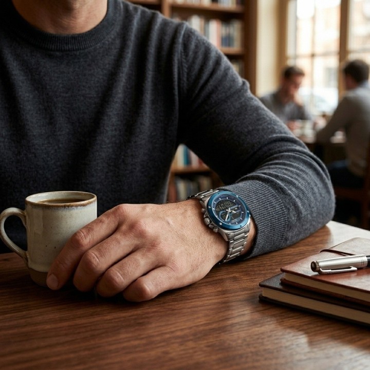 Reloj G-force Al195 Digital Doble Hora + Estuche Premium