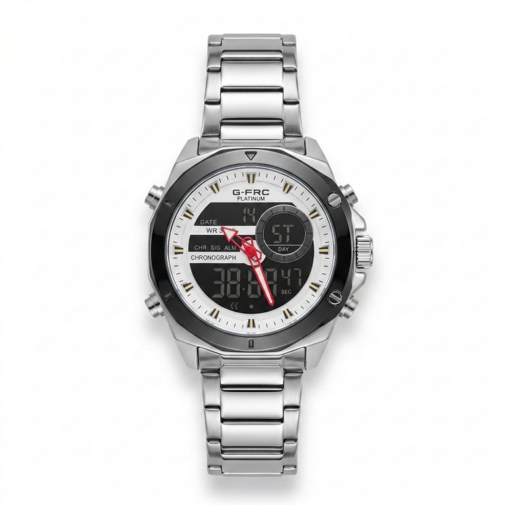 Reloj G-force Al195 Digital Doble Hora + Estuche Premium