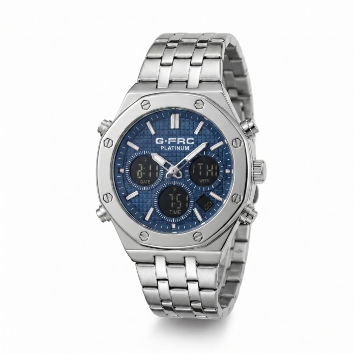 Reloj G-force Al186 Casual Acero Hombre + Estuche Premium