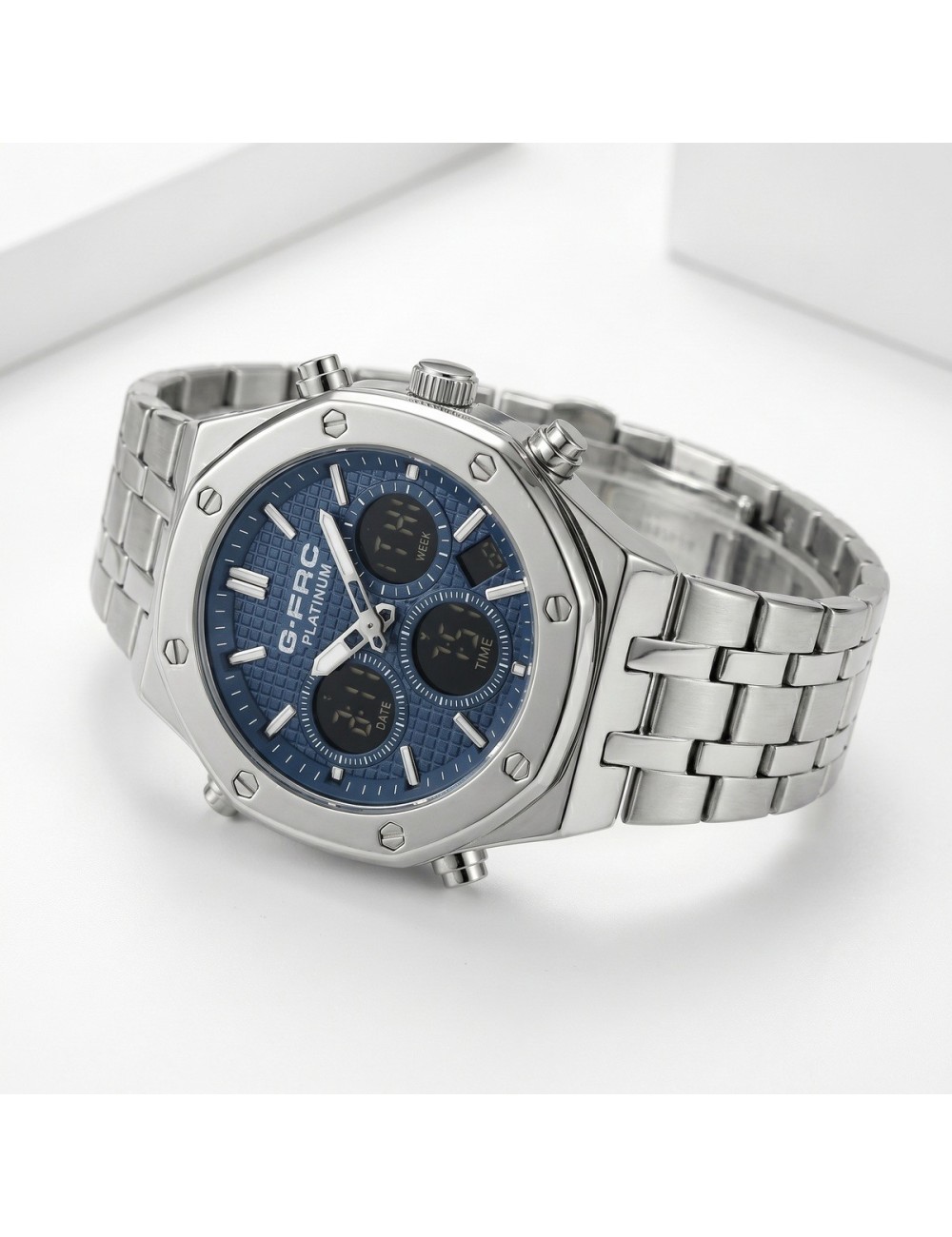 Reloj G-force Al186 Casual Acero Hombre + Estuche Premium