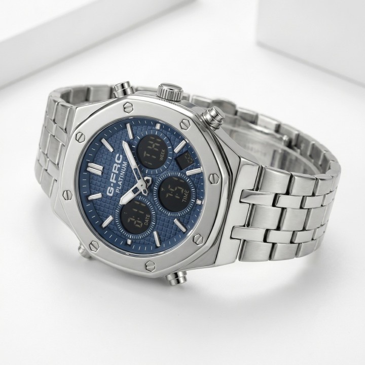 Reloj G-force Al186 Casual Acero Hombre + Estuche Premium