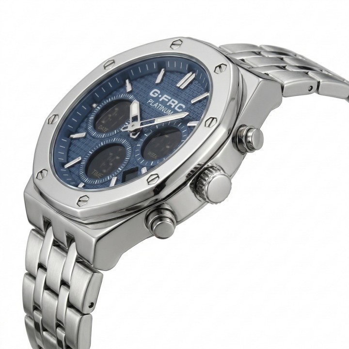 Reloj G-force Al186 Casual Acero Hombre + Estuche Premium