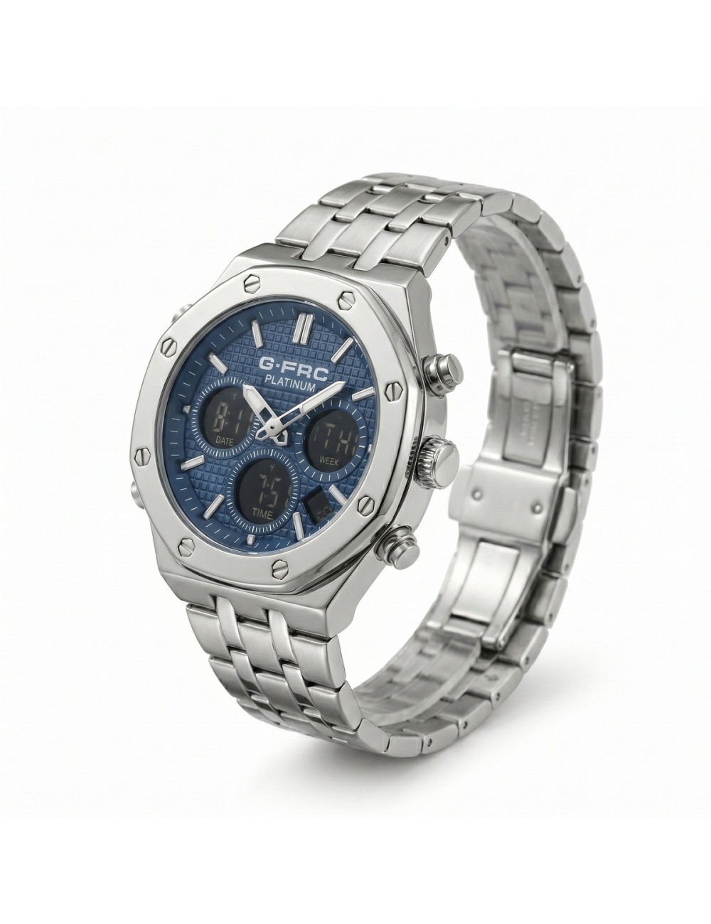 Reloj G-force Al186 Casual Acero Hombre + Estuche Premium