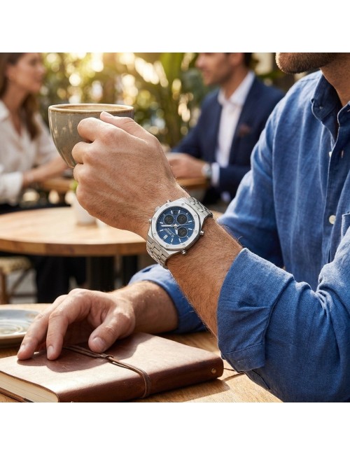 Reloj G-force Al186 Casual Acero Hombre + Estuche Premium