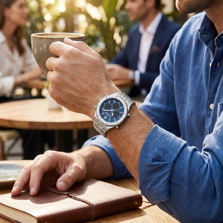 Reloj G-force Al186 Casual Acero Hombre + Estuche Premium