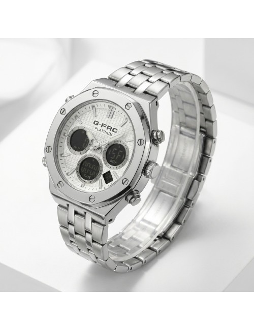 Reloj G-force Al186 Casual Acero Hombre + Estuche Premium