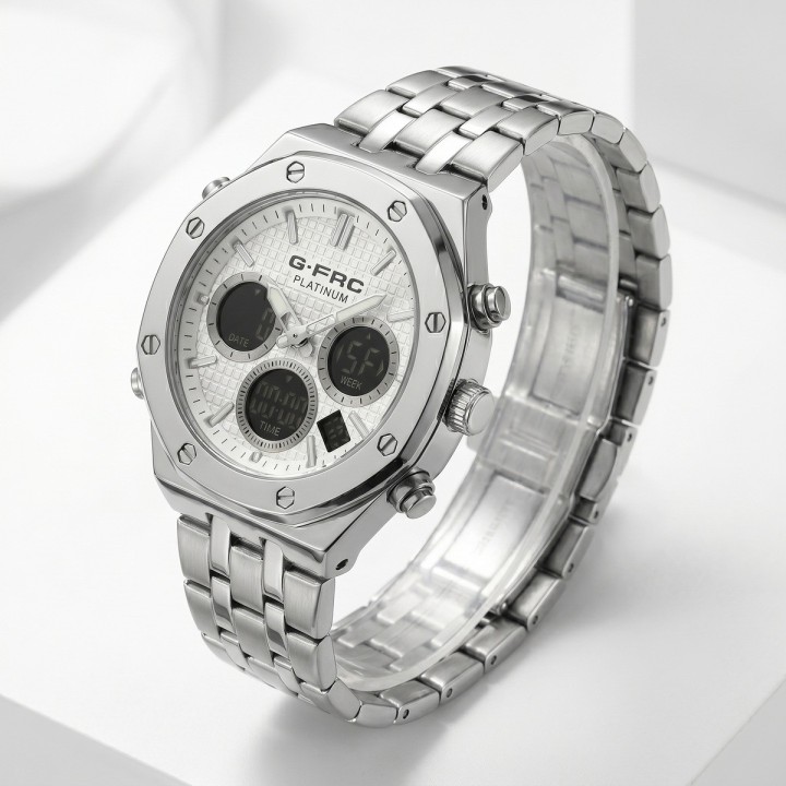 Reloj G-force Al186 Casual Acero Hombre + Estuche Premium