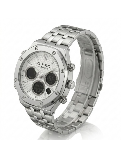 Reloj G-force Al186 Casual Acero Hombre + Estuche Premium