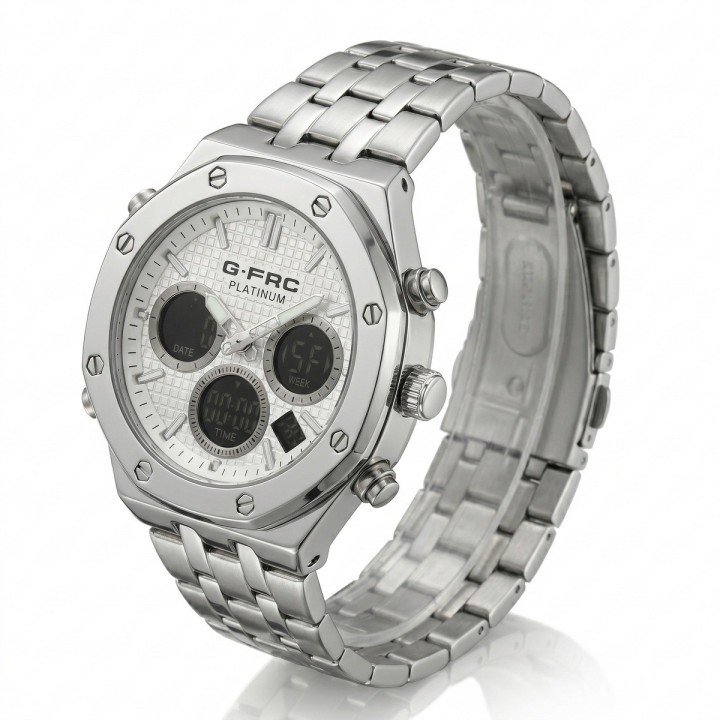 Reloj G-force Al186 Casual Acero Hombre + Estuche Premium