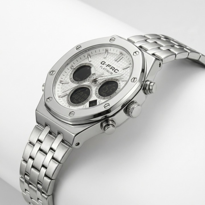 Reloj G-force Al186 Casual Acero Hombre + Estuche Premium