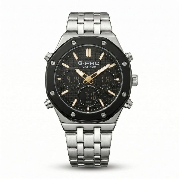 Reloj G-force Al186 Casual Acero Hombre + Estuche Premium