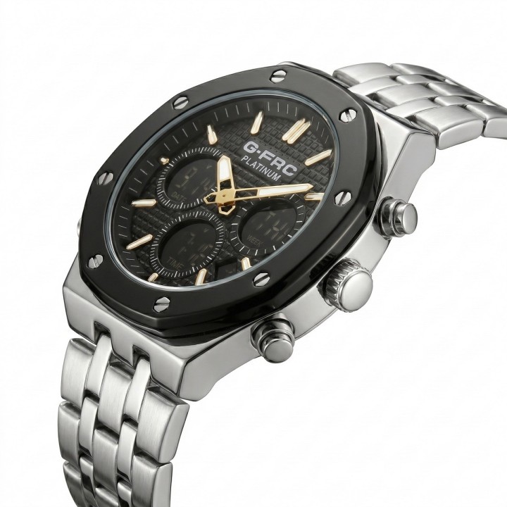 Reloj G-force Al186 Casual Acero Hombre + Estuche Premium