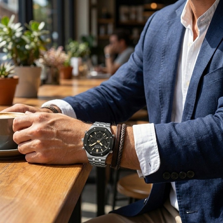 Reloj G-force Al186 Casual Acero Hombre + Estuche Premium