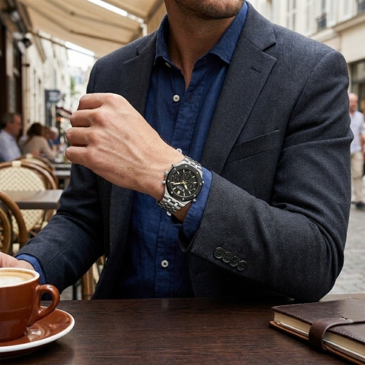 Reloj G-force Al186 Casual Acero Hombre + Estuche Premium
