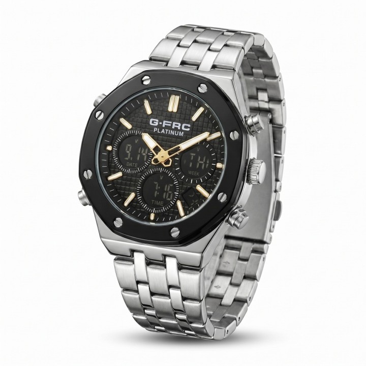 Reloj G-force Al186 Casual Acero Hombre + Estuche Premium