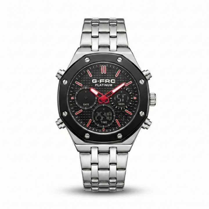 Reloj G-force Al186 Casual Acero Hombre + Estuche Premium
