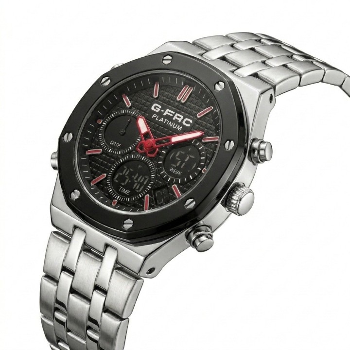 Reloj G-force Al186 Casual Acero Hombre + Estuche Premium