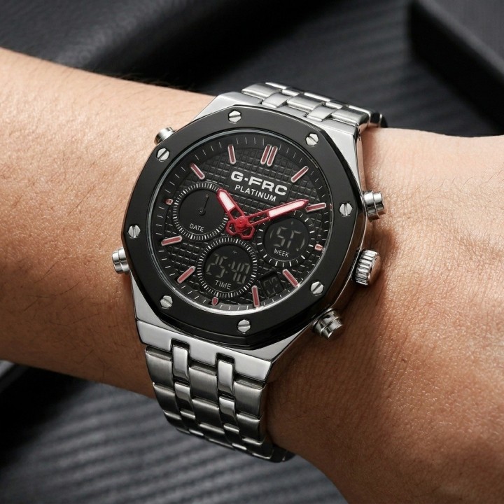 Reloj G-force Al186 Casual Acero Hombre + Estuche Premium