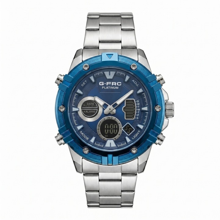 Reloj G-force Al185 Digital Doble Hora + Estuche Premium