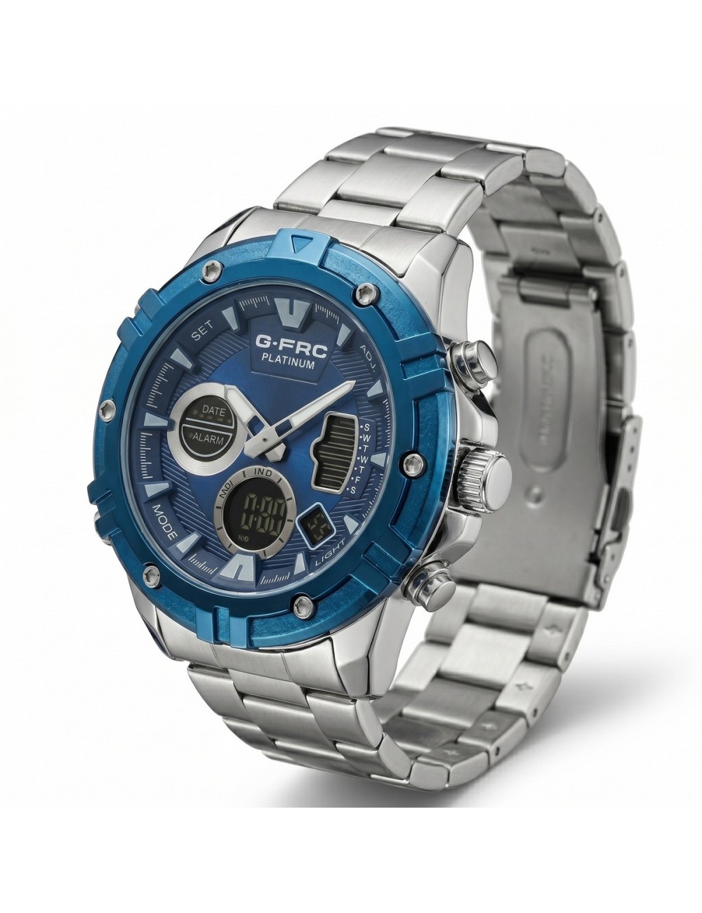 Reloj G-force Al185 Digital Doble Hora + Estuche Premium