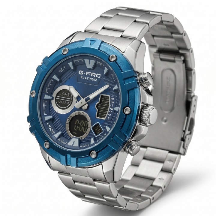 Reloj G-force Al185 Digital Doble Hora + Estuche Premium