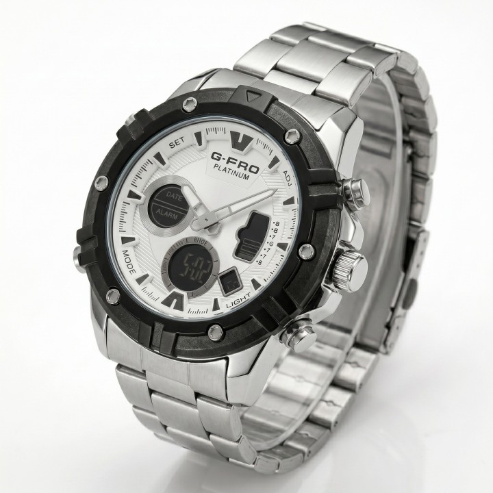 Reloj G-force Al185 Digital Doble Hora + Estuche Premium