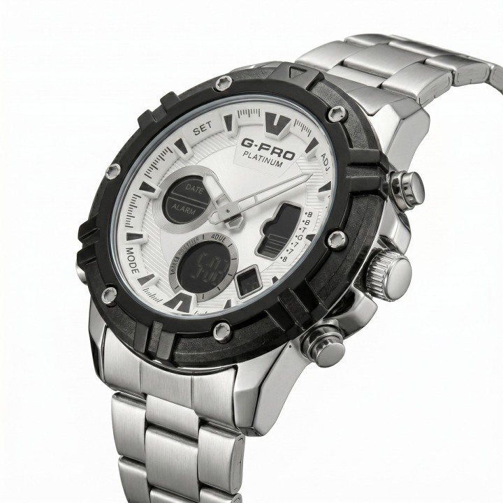 Reloj G-force Al185 Digital Doble Hora + Estuche Premium