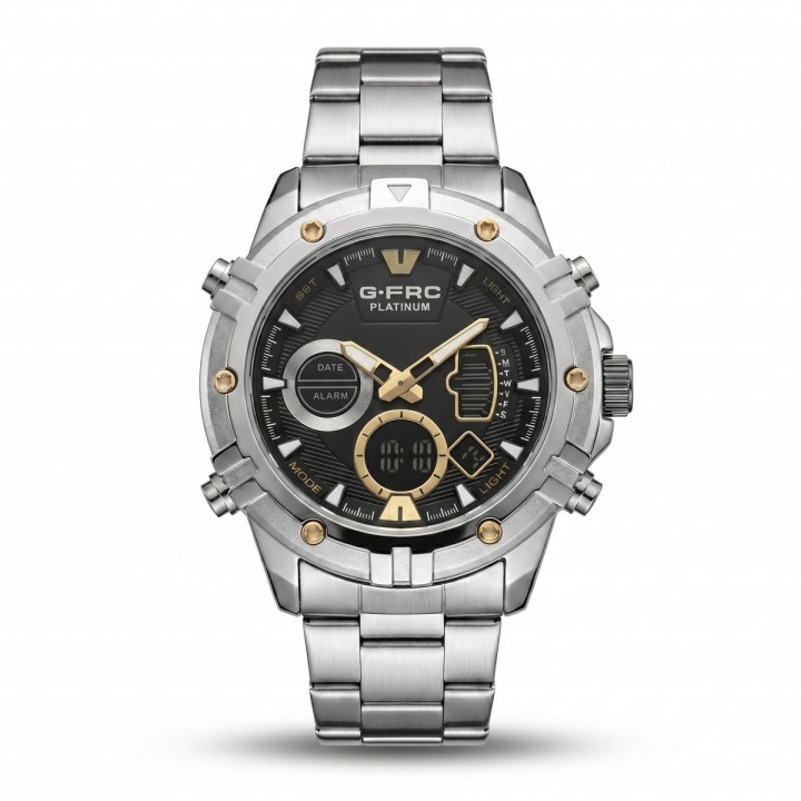 Reloj G-force Al185 Digital Doble Hora + Estuche Premium