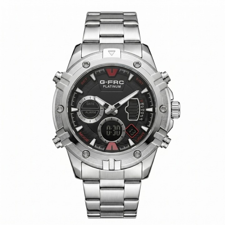 Reloj G-force Al185 Digital Doble Hora + Estuche Premium